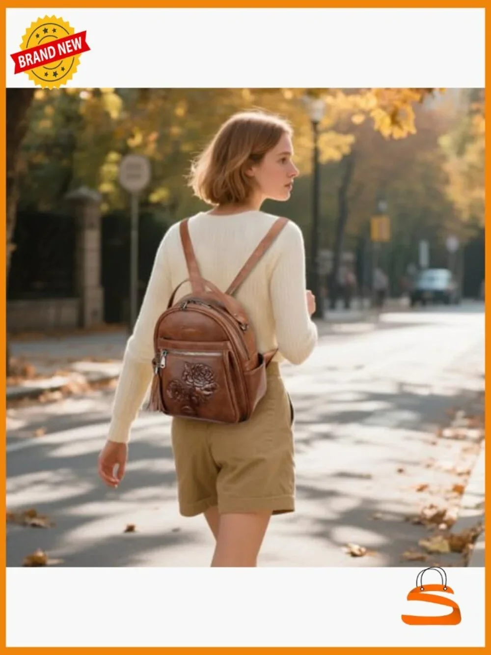 Mini Backpack Purse Women Embossed Leather Small Travel Backpack Daypack